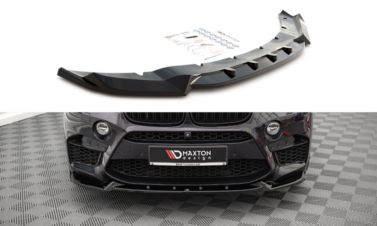 Maxton Design BM-X5M-15-FD1T Front Splitter V.1 BMW X5 M F85 / X6 M F86 | ML Performance UK Car Parts