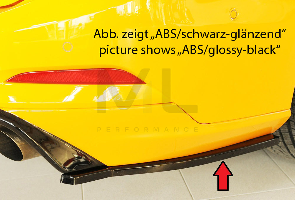 Rieger 00034219 Ford DEH Focus 4 Rear Side Splitter (Inc. Focus 4 ST) 1 | ML Performance UK Car Parts