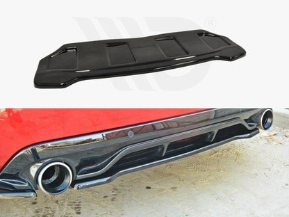 Maxton Design PE-308-GTI-RD1T Central Rear Splitter Peugeot 308 II GTIfits | ML Performance UK Car Parts