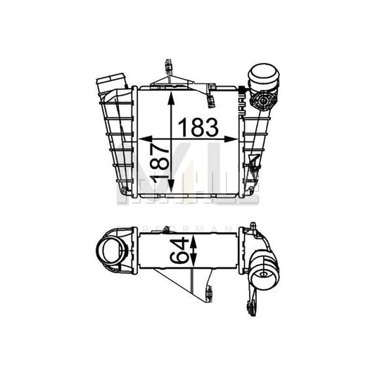 MAHLE ORIGINAL CI 298 000S Intercooler | ML Performance Car Parts