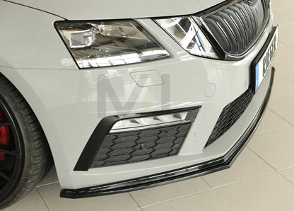 Rieger 00088140 Skoda 5E Octavia RS Front Splitter 5 | ML Performance UK Car Parts