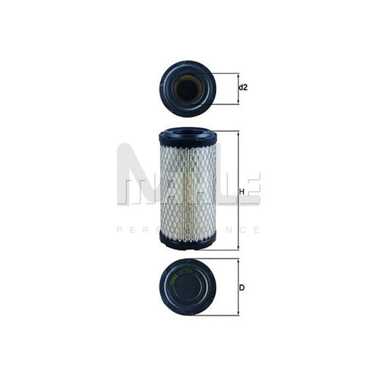 MAHLE ORIGINAL LX 2908 Air Filter Filter Insert | ML Performance Car Parts