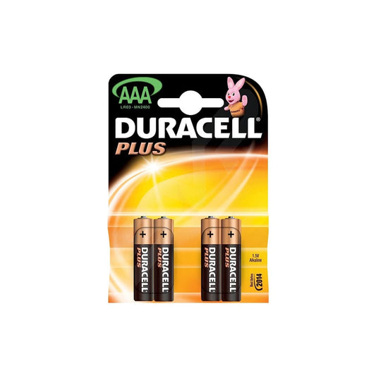 Duracell MN2400B4 (AAA) Plus Power (Card of 4) | ML Performance UK Car Parts