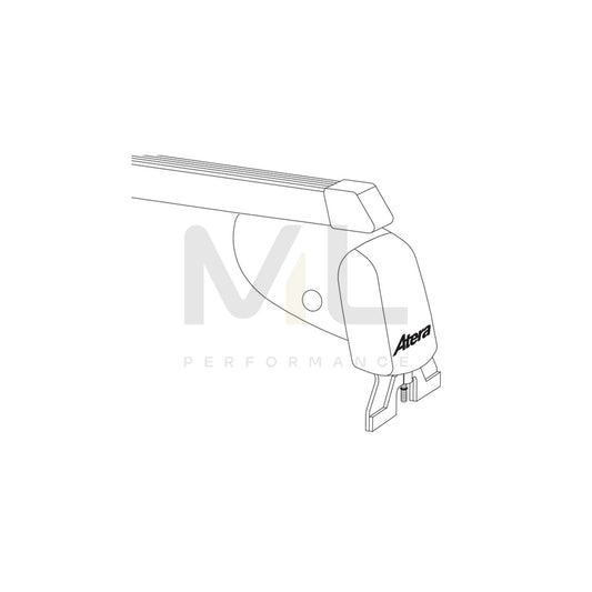 ATERA SIGNO 044120 Roof bars for cars without rails, 110 cm, 100 kg, Steel | ML Performance Car Parts