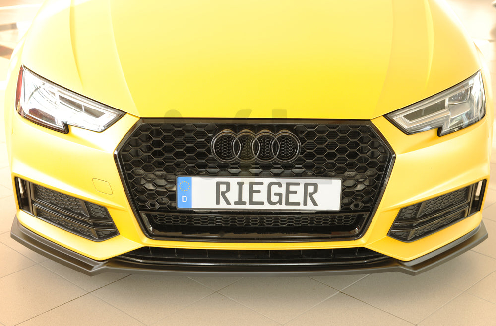 Rieger 00055550 Audi B9 F4 Front Splitter (A4 & S4) 7 | ML Performance UK Car Parts