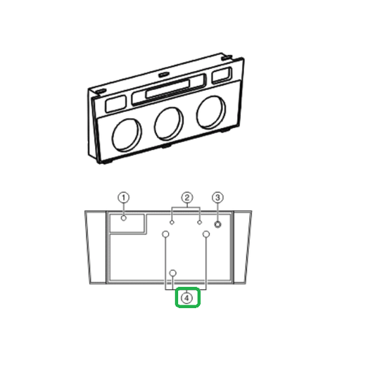 Genuine Lexus 90010-01032 IS Phase 1 Air Conditioning Control Bulb 4