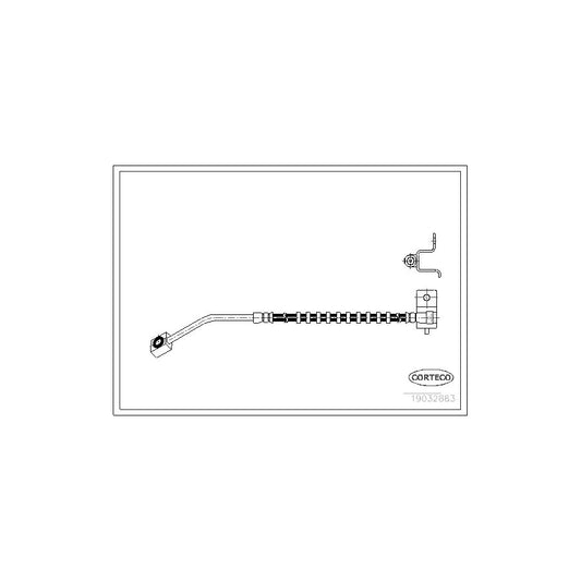 Corteco 19032883 Brake Hose For Chrysler Pt Cruiser Estate | ML Performance UK