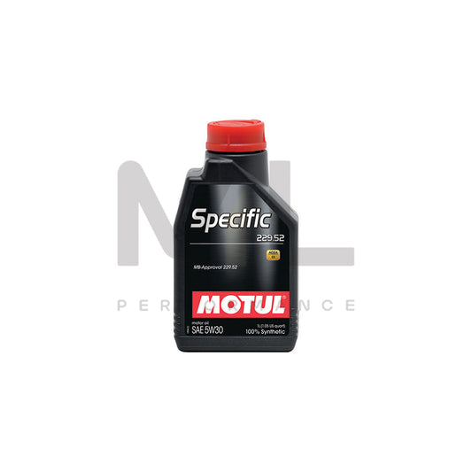 Motul Specific Mercedes Benz 229.52 5w-30 Fully Synthetic Car Engine Oil 1l | Engine Oil | ML Car Parts UK | ML Performance