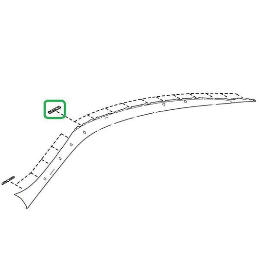 Genuine Lexus 75545-11010 LC Roof Garnish Clip (Roof)