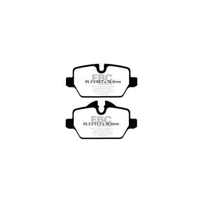 EBC PDKR618 Mini R60 R61 Ultimax Rear Brake Pad & Plain Disc Kit - TRW Caliper 2 | ML Performance UK Car Parts