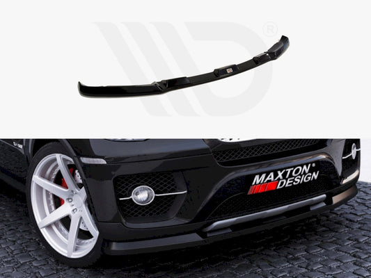 Maxton Design BM-X6-71-FD1T Front Splitter BMW X6 (2007-2010) | ML Performance UK Car Parts