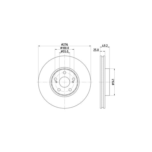 Hella 8ML 376 746-451 Intercooler