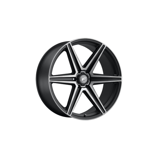Forgestar F01240089P25 24x10 X6 Standard 6x135 ET25 BS6.5 Satin Black Machined - Double Dark Tint Truck & SUV Wheel