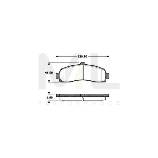 Bosch 0986Tb2239 Brake Pad Set For Nissan Micra Ii Hatchback (K11) Excl. Wear Warning Contact, With Bolts, With Accessories  | ML Performance Car Parts
