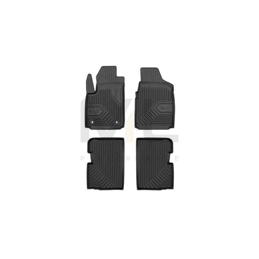 FROGUM Tailored, No.77 77427099 Floor mat set for FORD KA Hatchback (RU8) Elastomer, Front and Rear, Quantity: 4, Black | ML Performance Car Parts