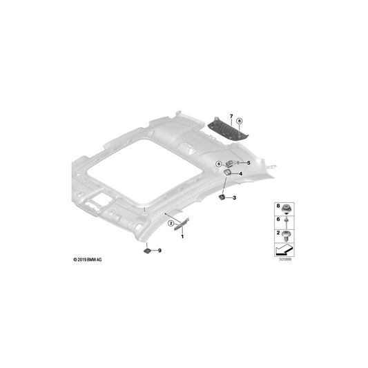 Genuine BMW 51167475559 F44 Deflector Plate, Left (Inc. M235iX, 218i & 220d) | ML Performance UK
