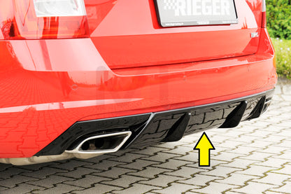 Rieger 00088088 Skoda 5E Octavia RS Rear Diffuser 1 | ML Performance UK Car Parts