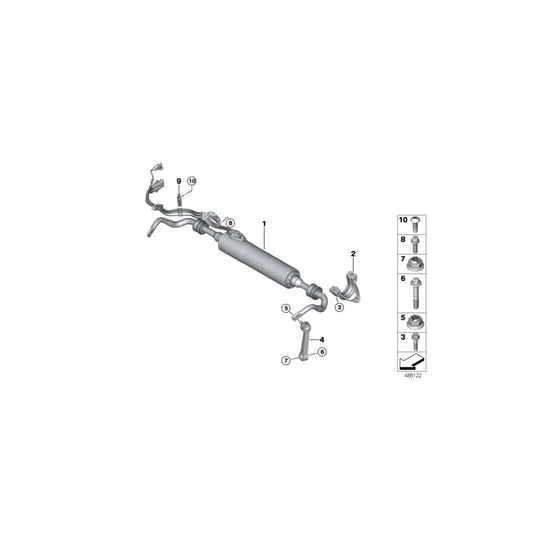 Genuine BMW 37106866299 G14 G07 Wiring Clip, Triple (Inc. M760LiX, Phantom EWB & Phantom) | ML Performance UK Car Parts