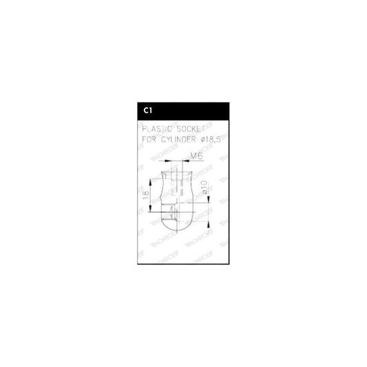 Monroe ML6284 Bonnet Strut For Audi A3