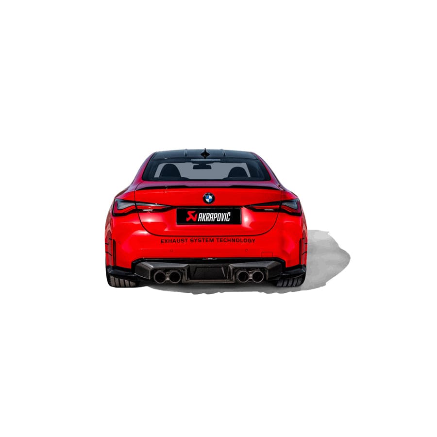 Akrapovic DI-BM/CA/9/GB BMW G80 G82 Rear Carbon Fiber Diffuser - High Gloss Black (Inc. M3 & M4) | ML Performance UK Car Parts