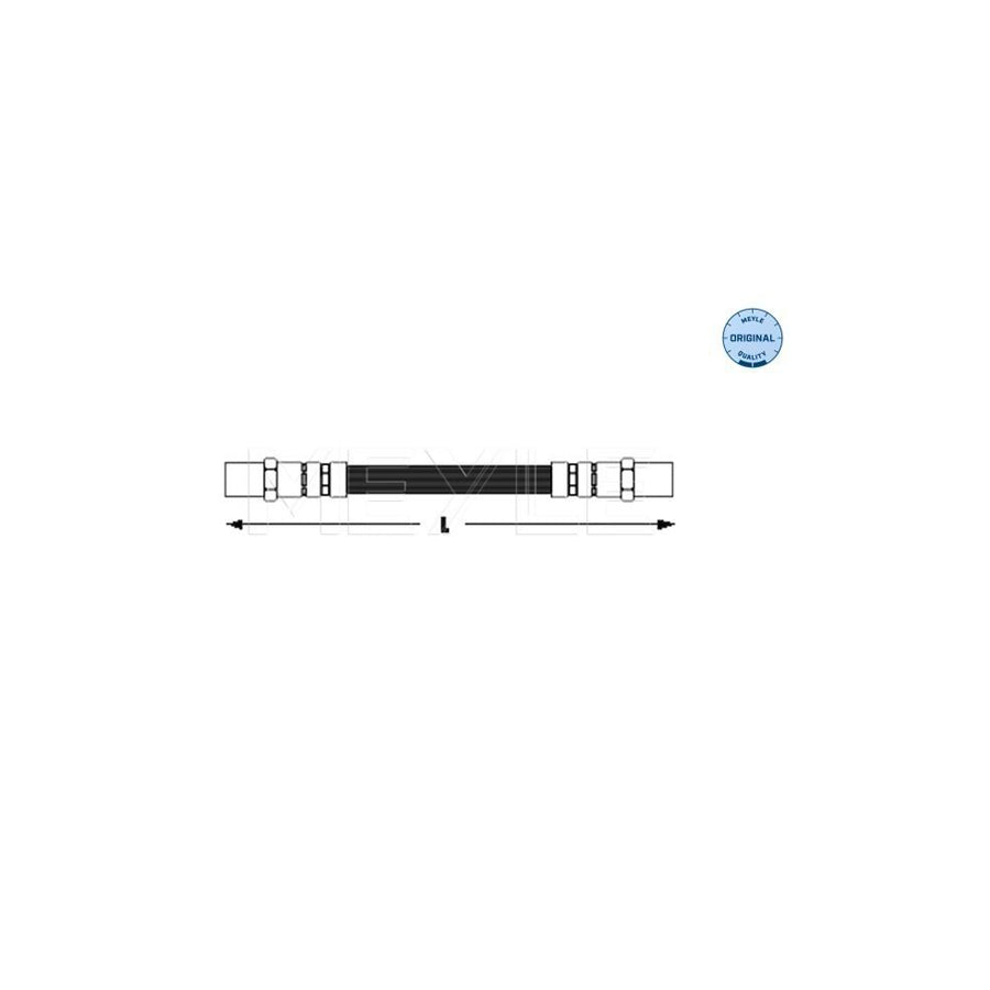 Meyle 100 611 0012 Brake Hose