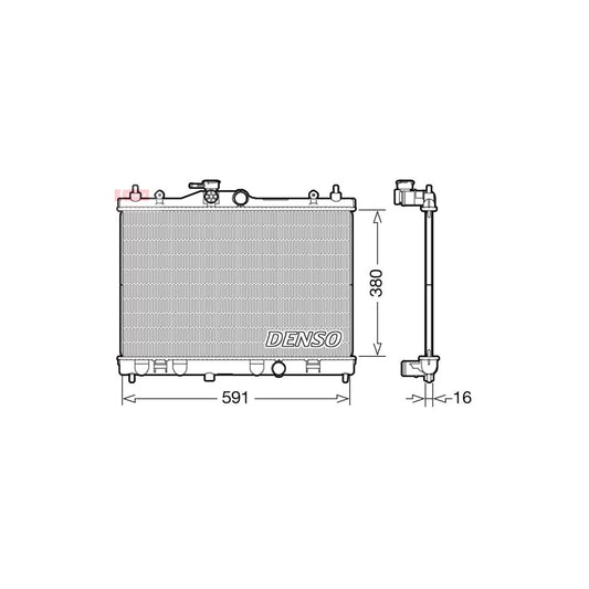 Denso DRM46040 Drm46040 Engine Radiator | ML Performance UK