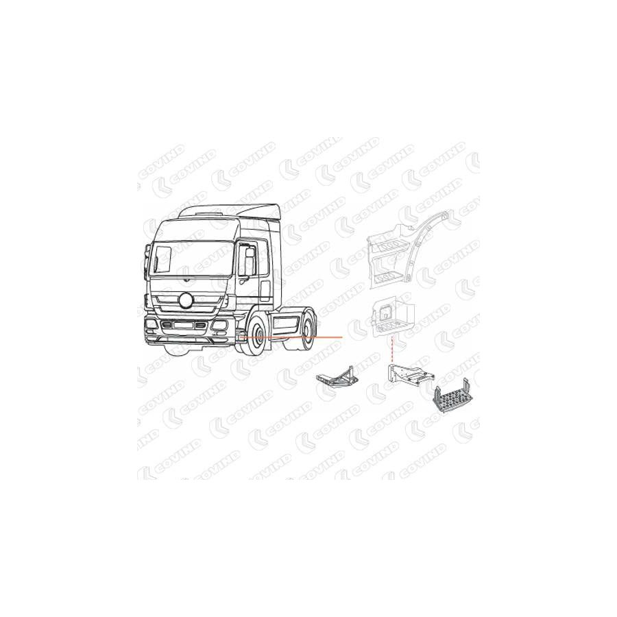 Covind 943/258 Foot Board | ML Performance UK