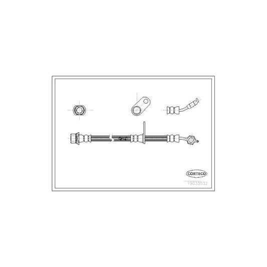 Corteco 19033532 Brake Hose | ML Performance UK