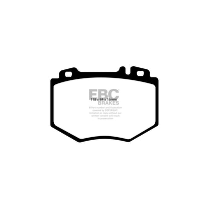 EBC DP31487C Mercedes-Benz C215 W220 Redstuff Front Brake Pads - Brembo Caliper 2 | ML Performance UK Car Parts