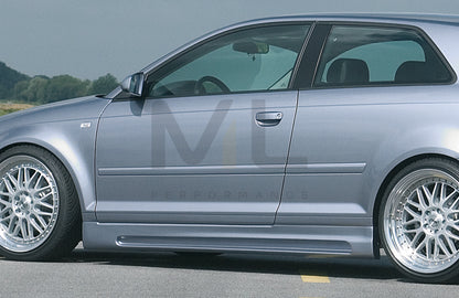 Rieger 00056715 Audi 8P A3 Side Skirt 1 | ML Performance UK Car Parts