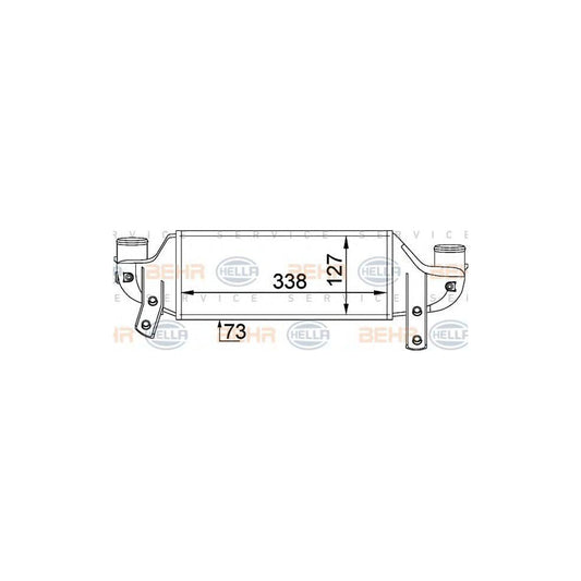 Hella 8ML 376 746-621 Intercooler