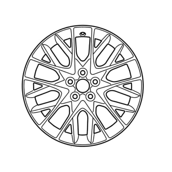 Genuine Lexus 42611-24620 RC Phase 1 F-Sport Front Wheel