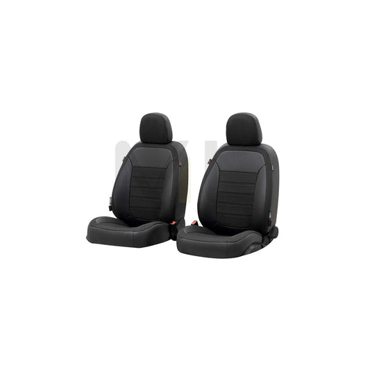 WALSER Aversa 38795 Car seat cover Black, Polyester, Front | ML Performance Car Parts