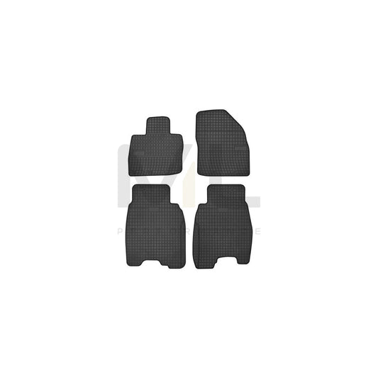 FROGUM Tailored 0830 Floor mat set for HONDA Civic VIII Hatchback (FN, FK) Elastomer, Front and Rear, Quantity: 4, Black | ML Performance Car Parts