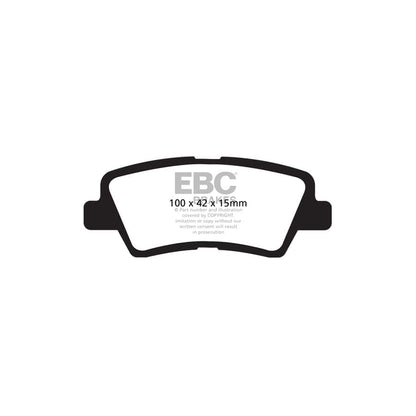 EBC PDKR985 Kia Carens Ultimax Rear Brake Pad & Plain Disc Kit 2 | ML Performance UK Car Parts