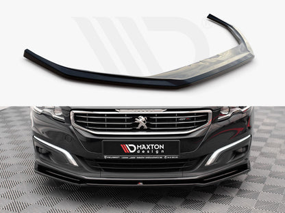 Maxton Design PE-508-1F-GT-FD2T Front Splitter V.2 Peugeot 508 Gt MK1 Facelift (2014-2018) | ML Performance UK Car Parts