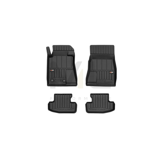 FROGUM Tailored, ProLine 3D426962 Floor mat set suitable for MERCEDES-BENZ EQC (N293) Elastomer, Front and Rear, Quantity: 4, Black | ML Performance Car Parts