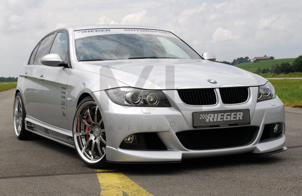 Rieger 00053411 BMW 3 Series E90 E91 Front Bumper 3 | ML Performance UK Car Parts