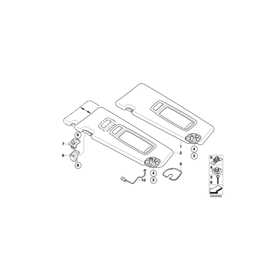 Genuine BMW 51169123924 E70 E71 Covering Cap Right GRAU (Inc. X5 3.5d, X5 40dX & X5 35iX) | ML Performance UK