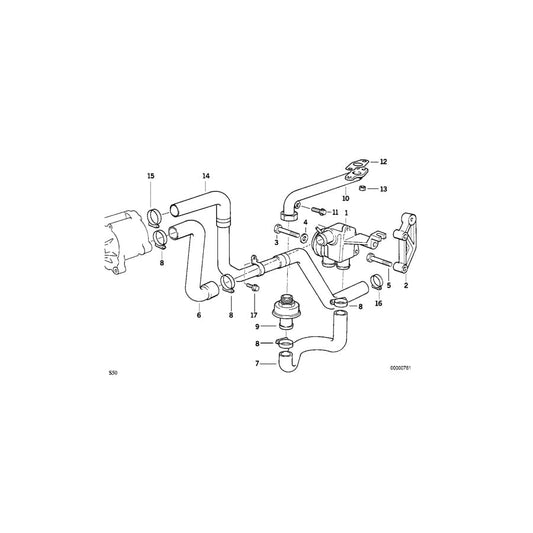 Genuine BMW 11721318998 E36 Carrier (Inc. M3) | ML Performance UK Car Parts
