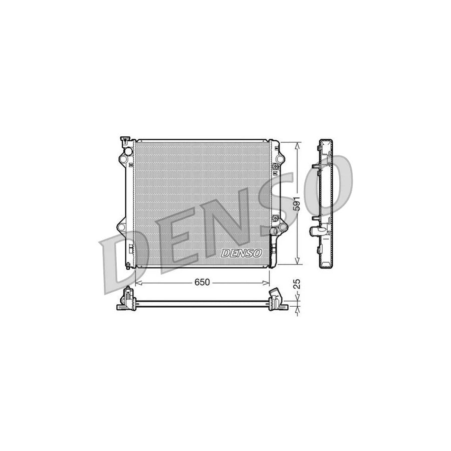 Denso DRM50046 Drm50046 Engine Radiator For Toyota Land Cruiser Prado 120 (J120) | ML Performance UK