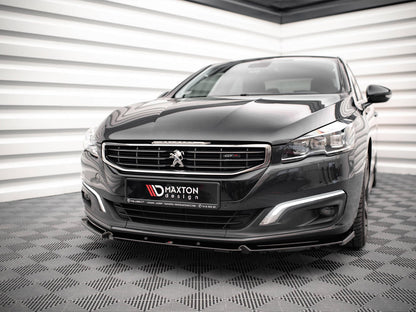 Maxton Design Peugeot 508 Gt MK1 Facelift (2014-2018) Front Splitter V.1