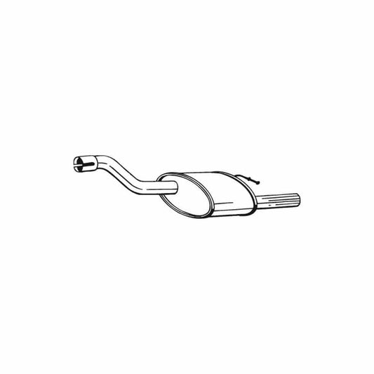 Bosal 154-373 Rear Silencer For Ford Focus Mk1 Saloon (Dnw)