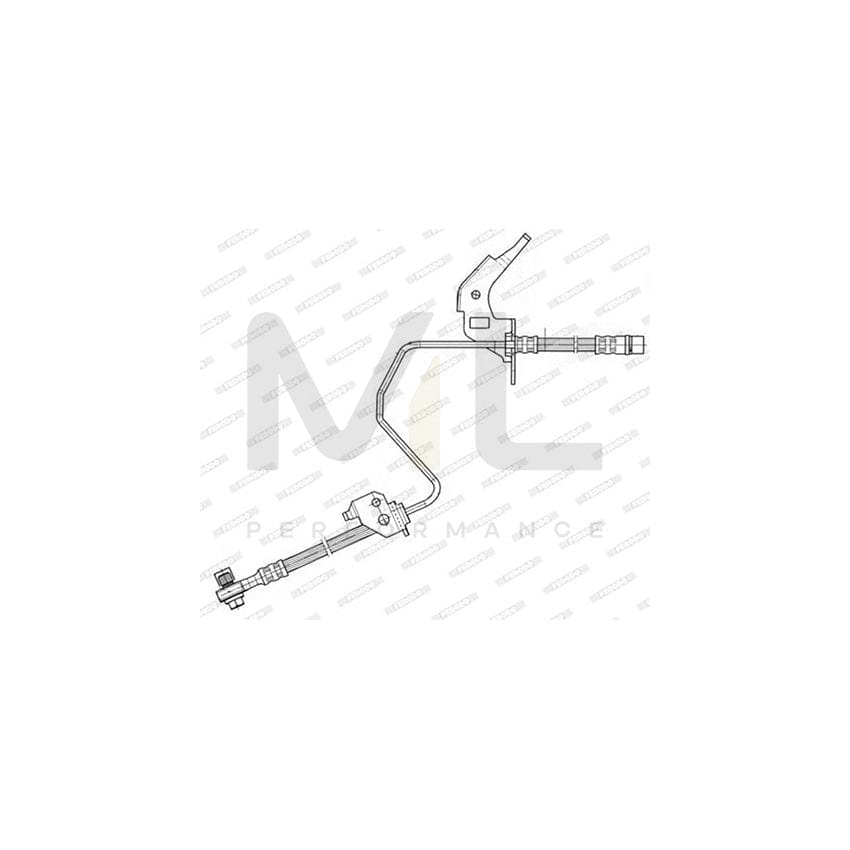 FERODO FHY2606 Brake Hose 530mm, ???10 | ML Performance Car Parts
