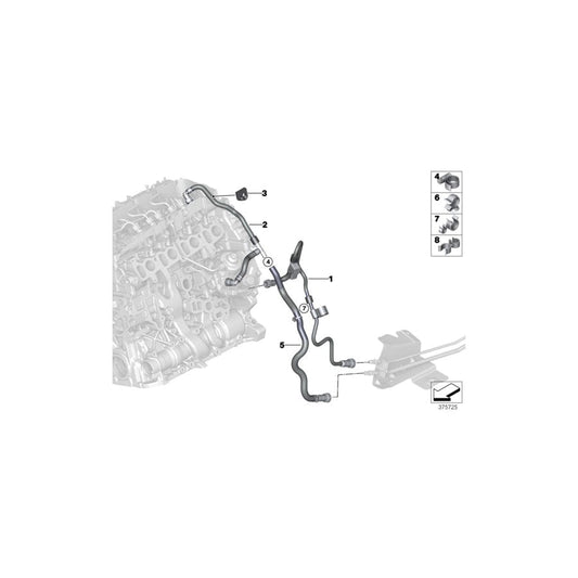 Genuine BMW 13538514101 F15 Fuel Supply Line With Sensor (Inc. X5 25d & X5 25dX) | ML Performance UK Car Parts