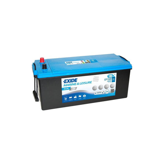 Exide Dual EP1500 AGM Leisure Battery 12V 180AH | ML Performance UK Car Parts