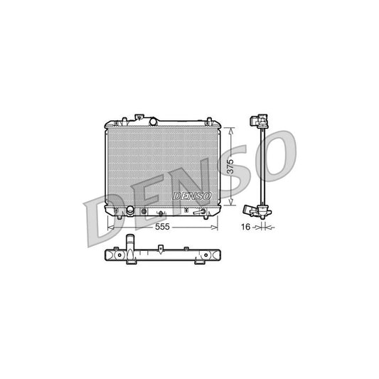 Denso DRM47007 Drm47007 Engine Radiator For Suzuki Swift Iii Hatchback (Mz, Ez) | ML Performance UK