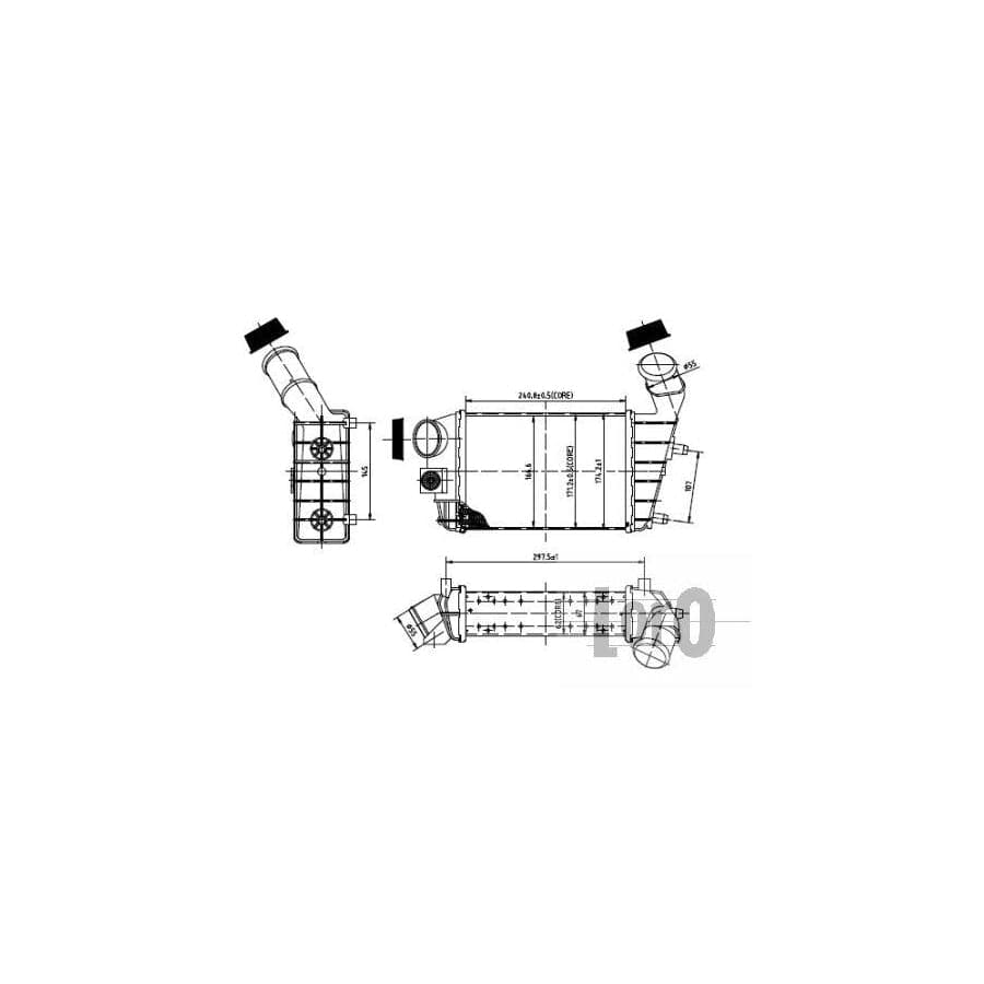 Abakus 0020180001 Intercooler For Alfa Romeo 147 (937) | ML Performance UK