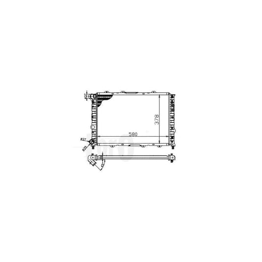 Abakus 0020170002 Engine Radiator For Alfa Romeo 156 | ML Performance UK