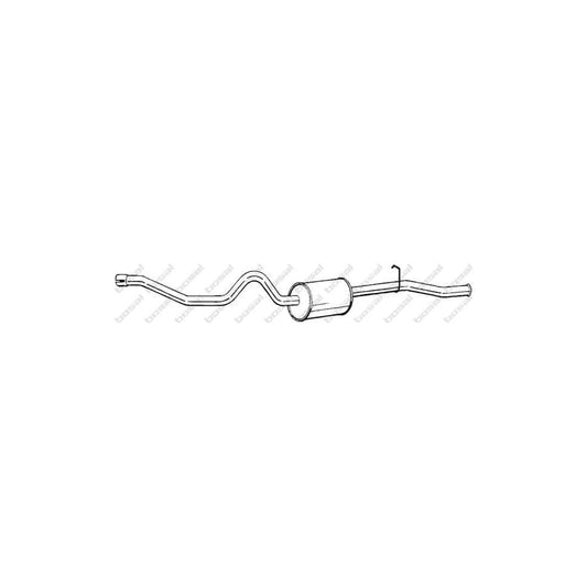 Bosal 288-921 Rear Silencer For Ford Transit Mk3 Platform / Chassis (Ve6)